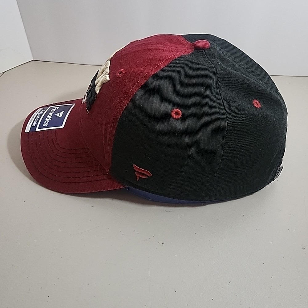 Fanatics Phoenix Coyotes Hat Cap Adjustable Strapback NHL New Red Pack Pride - Picture 2 of 7